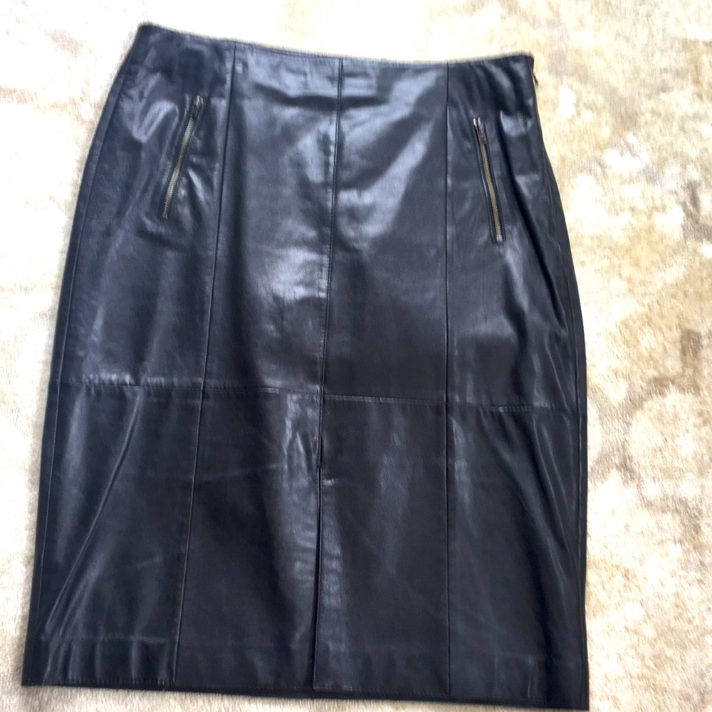 EUC leather skirt from nordstrom